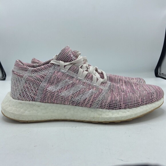 Adidas Womens Pure Boost Go Running Shoes Pink Orchid Tint Size 9 B75824 - Picture 3 of 6
